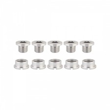 Origin8 Alloy Single Speed Chainring Bolt Set - M8x6mm Bolts  Nuts,