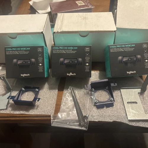 3-Logitech C920S Pro Full HD 1080p 30fps Webcam  with Privacy Shutter NEW SEALED