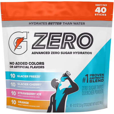 Gatorade G Zero Powder Variety Pack (40 ct.) Great Price