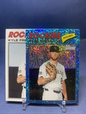 2026 Topps Heritage -Kyle Freeland #92- Chrome Blue Sparkle Refractor 💎+ Base