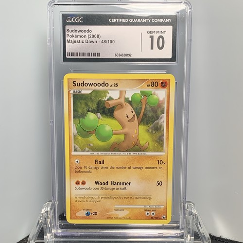 Sudowoodo graded CGC 10 for sale on eBay