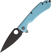 Daggerr Knives Resident Light Blue FRN Folding Black 8Cr14MoV Knife RSTFBW