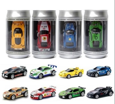 Mini RC 1:58 Scale Small Pocket Portable Micro Racing Car Can Miniature Coke Can