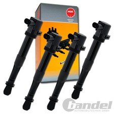 4x NGK Z&Uuml;NDSPULE passend f&uuml;r FIAT DOBLO CARGO FIAT STILO 192 MULTI WAGON 1.6 16V