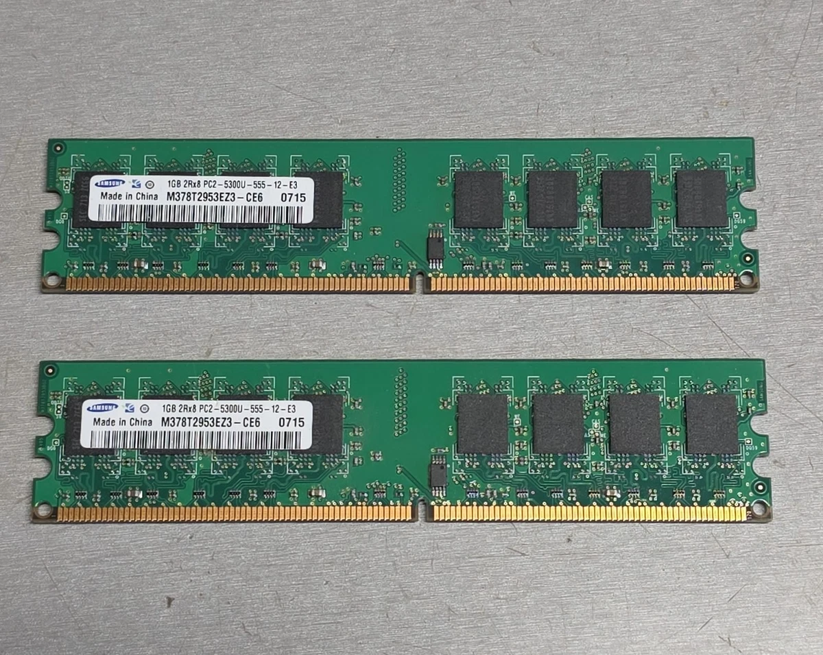 Las mejores ofertas en Samsung 1 GB PC2-5300 DDR2-667 memoria de