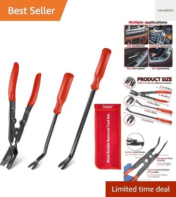 Ergonomic Auto Clip Pliers and Fastener Set   Perfect for Door Panel Repairs