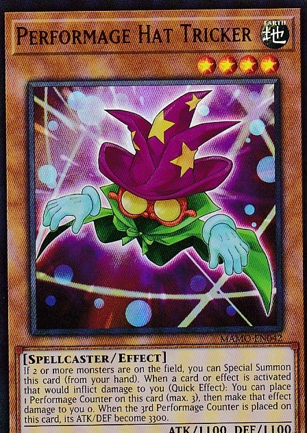 PERFORMAGE HAT TRICKER GEIM-EN038 R GENESIS IMPACT YU-GI-OH 1ST EDITION NM/M