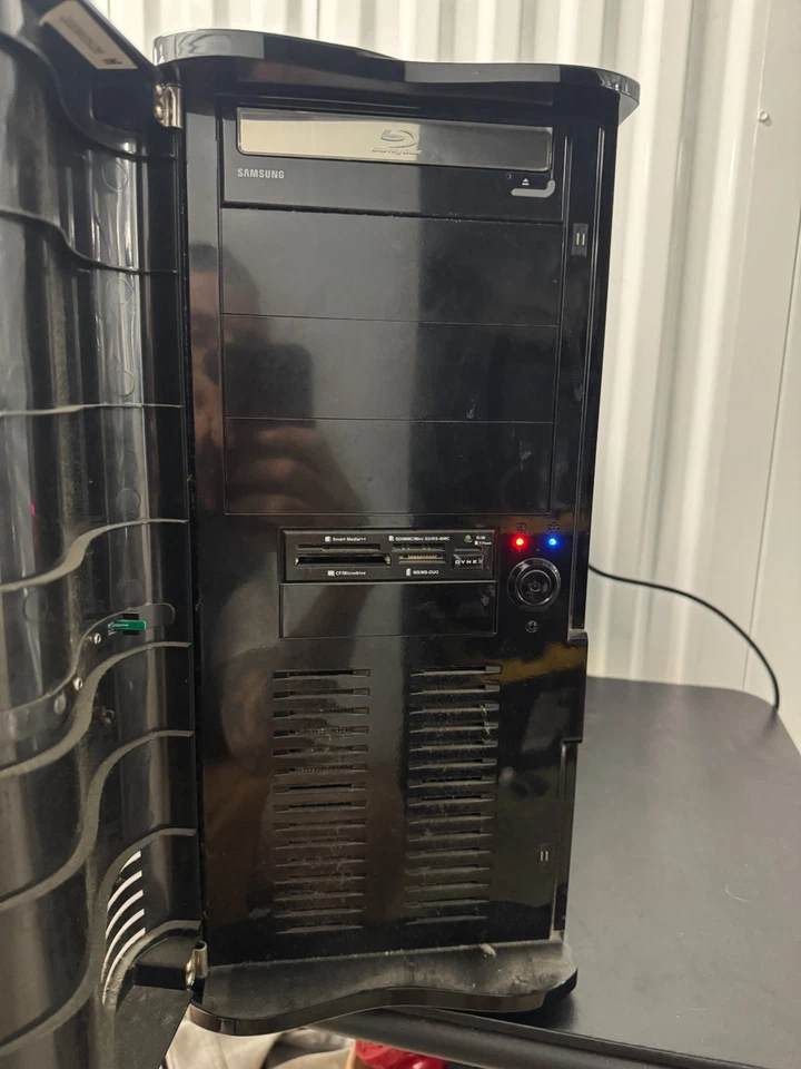 Thermaltake Soprano ATX Mid Tower Computer Schwarz Fenster Gaming PC EINSCHALTEN - Bild 3 von 4