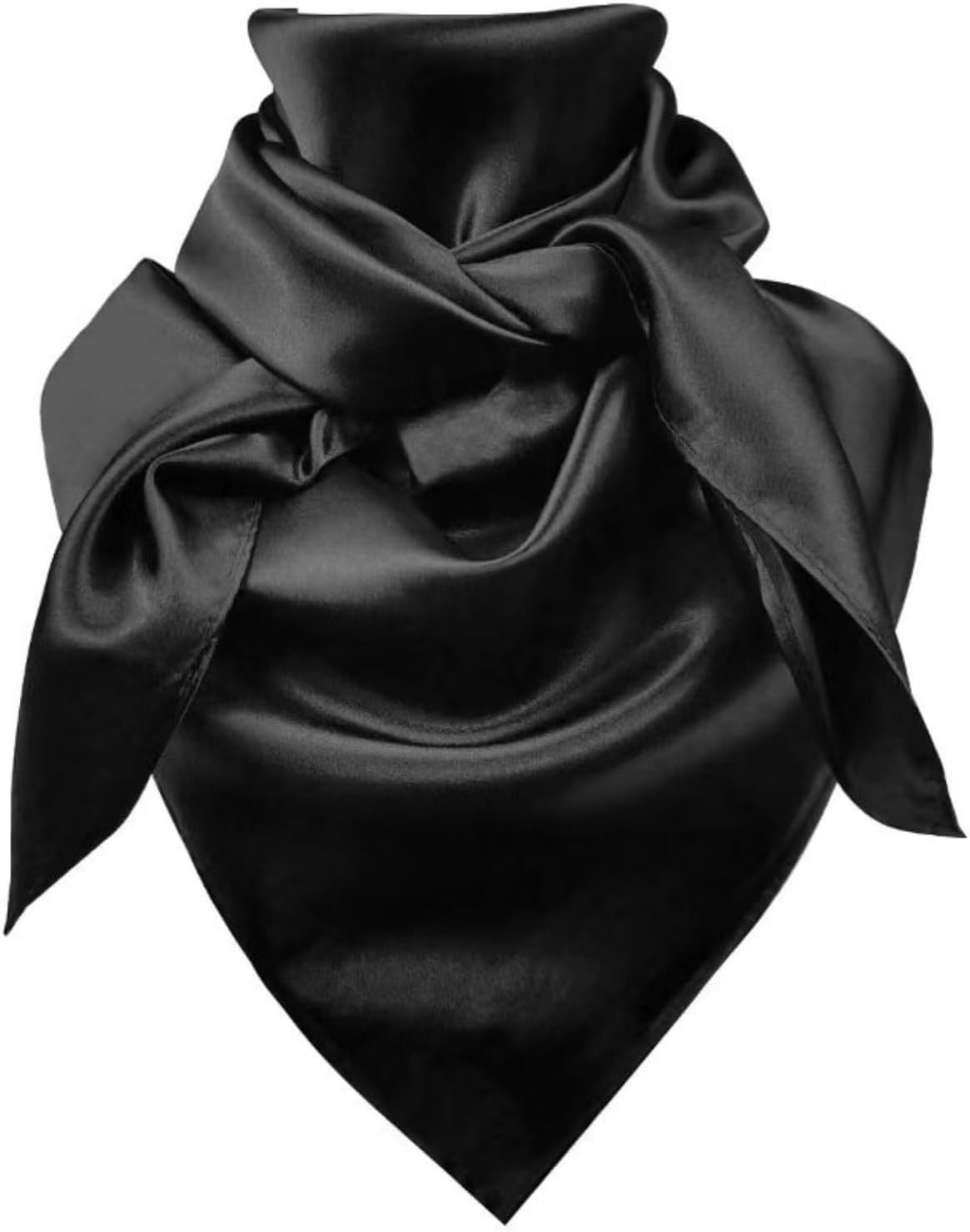 Pañuelo de vaquero occidental Wild Rag Silk Feel pañuelo bufanda para hombres mujeres
