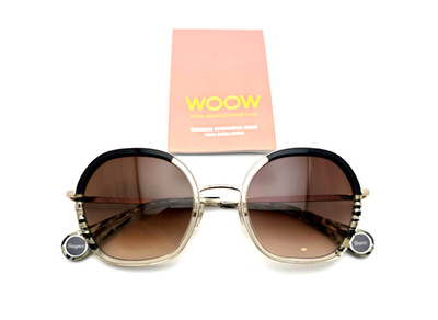 WOOW SUPER BUSY 1 COL 010 WOMEN FULL RIM AUTHENTIC EYEGLASSES FRAMES 50-21-140
