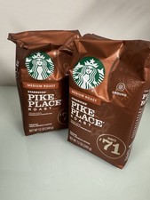 Starbucks Pike Place Ground Coffee  6 Bags.  12oz Each.  BBD 04/21.  Bulk