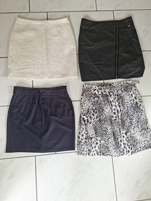 Paket 4 kurze Marken Röcke, Gr 36 / S, Marie Lund, Esprit, Only, Zero