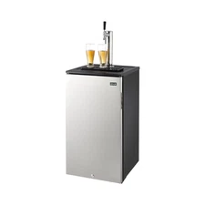 VEVOR 92L Single-Tap Beer Kegerator - Complete Draft System with CO2 Tank