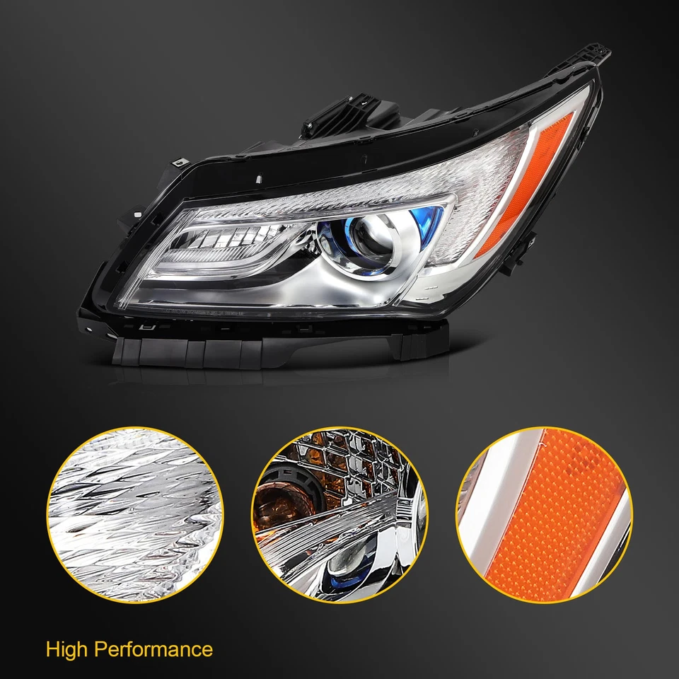 Lado esquerdo do motorista para conjunto de farol Buick LaCrosse 2014-2016 [tipo LED DRL] - Imagem 2 de 4