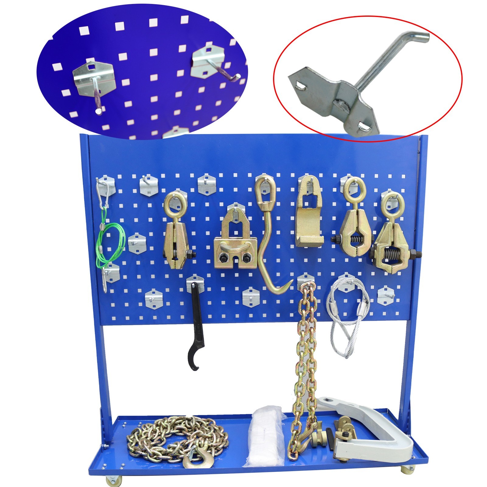 Car Frame Machine Car Body Frame Repair Tool 98KN 3500KG Tool Cart Lifting Arm