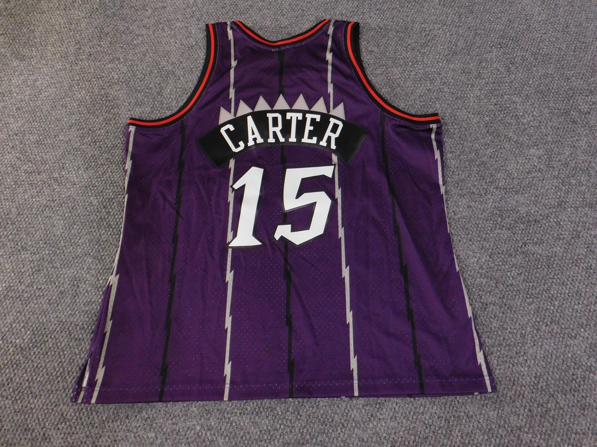 Toronto Raptors Jersey Mens 2XL Purple NBA Basketball Vince Carter