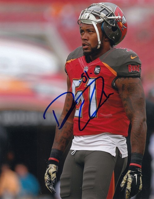 Tampa Bay Bucaneers Danny Lansanah Signed Autograph Auto IP 8x10 Photo Pic