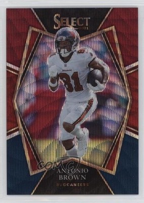 2021 Panini Select Premier Level Tri-Color Prizm 5/199 Antonio Brown #132 13dr