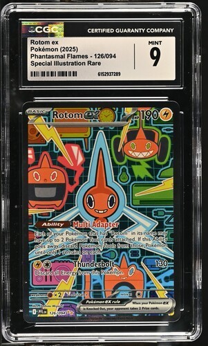 Rotom ex graded CGC 9 for sale on eBay