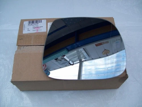 VW Transporter T5 7E 7F 7H Door Mirror Glass With Carrier Plate Right 2003-2022