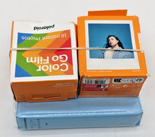 Polaroid GO Color Film Double Pack X2  Photo Album holds 64 photos  Cloth