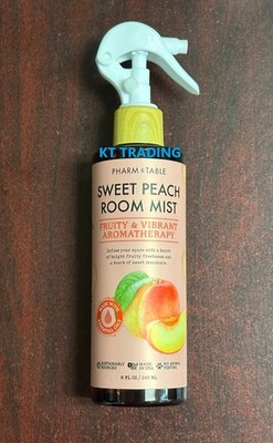 PHARM to TABLE ~ FRUITY & VIBRANT AROMATHERAPY SWEET PEACH ROOM MIST SPRAY 240ml