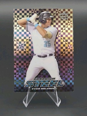 2023 Leaf Trinity Ivan Melendez Steel Vanadium Silver 1/10 Diamondbacks Rookie