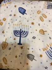 Pottery Barn Kids Hanukkah Organic Twin Sheets NWOT Percale Cotton