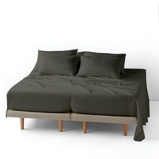 Split King Sheet Set - 7 Piece 100 Egyptian Cotton Sheets for Adjustable Bed...