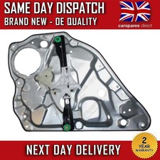VW POLO 9N 9A4 2001-2009 REAR RIGHT DRIVER WINDOW REGULATOR & PANEL 6Q4839462
