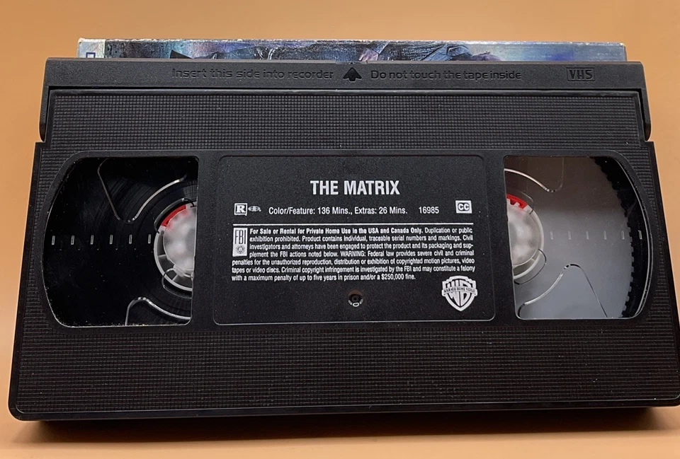 The Matrix VHS 1999 Collector's Edition Keanu Reeves **Buy 2 Get 1 Free** - Image 3 of 4