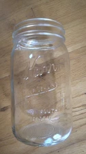 Vintage Genuine Kerr Wide Mouth Mason Canning Jar