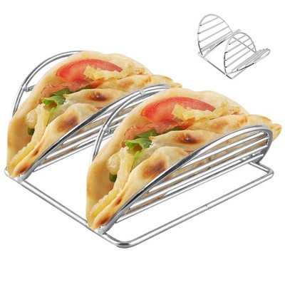 Taco Holder Stainless Steel Kitchen Supplies Metal Tortilla Rack For Home Cooks
