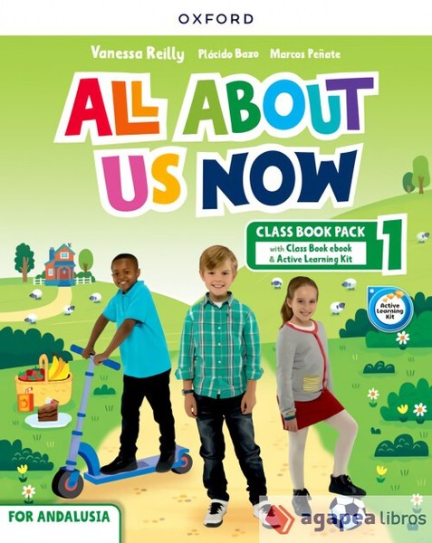 All About Us Now 1. Class Book. Andalusian Edition. NUEVO. ENVÍO URGENTE