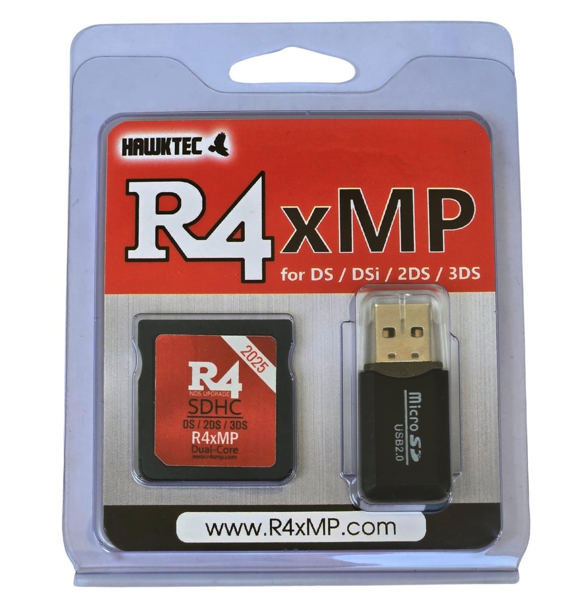R4 2025 R4xMP SDHC Dual Core Update Adapter Memory Card for NDS DS