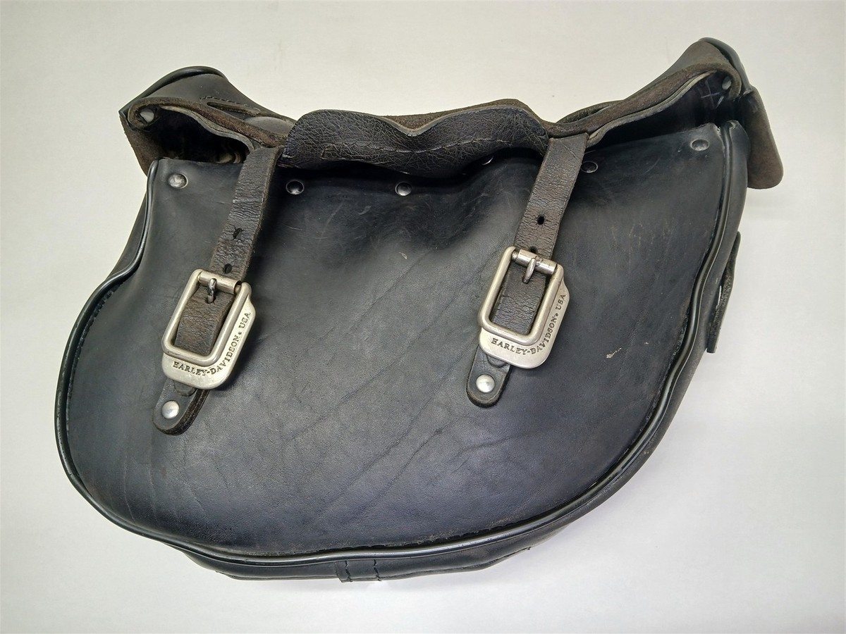 Harley-Davidson 84-99 Fat Boy Nostalgic Leather Saddle Bags 90833