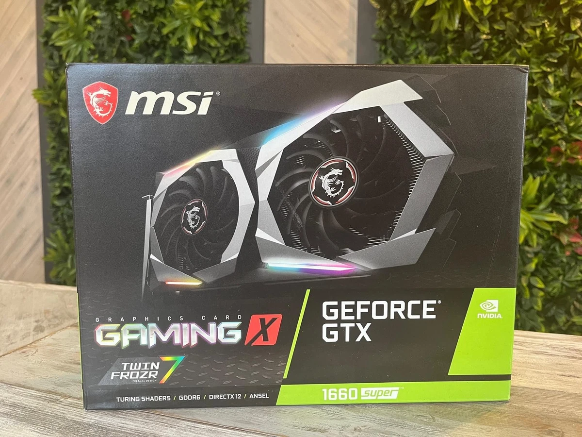 NVIDIA GeForce GTX 1660 MSI 6 GB Memory Computer Graphics Cards