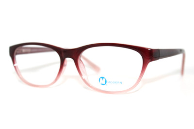 NEW MODERN OPTICAL AFFECTION BURGUNDY AUTHENTIC EYEGLASSES FRAMES 55-18-140MM