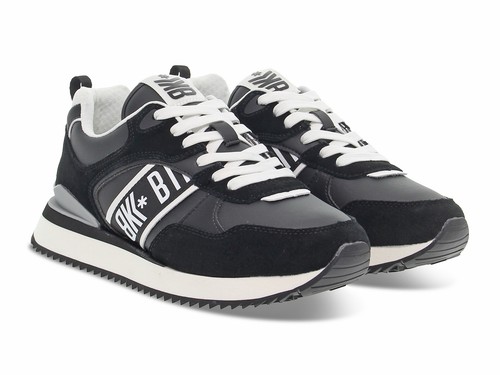 Sneakers Bikkembergs 20214 NB in ecopelle camoscio nero bianco - Scarpe Uomo - Picture 5 of 5