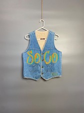 Wrangler Vintage 80's-90's Blue Sherpa Vest