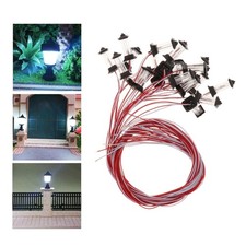 20pcs Mini Luce di Via Garden Park Railway LED Lampione Edifici del Modello