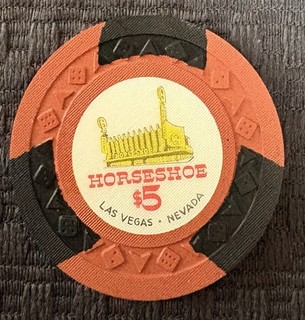 Binions Horseshoe Club Casino Vintage Poker Chip Las Vegas Nevada