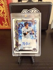 2025 Topps Holiday Mega Ben Rice Auto (RC) #81/200 Card No #PA-BR - Yankees