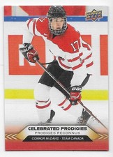 25/26 UD TIM HORTONS TEAM CANADA CELEBRATED PRODIGIES (#CP1-CP15) U-Pick List