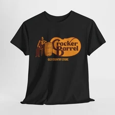 Cracker Barrel Restaurant Logo T-Shirt Country Store Food  Unisex Tee  S-5XL
