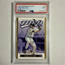 2003 Upper Deck MVP Gold Todd Helton 27/125 PSA 9 P4