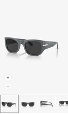 PERSOL New Genuine Sunglasses Unisex PO3308-S Grey / Black Polarized