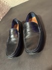 Donald J. Pliner Penny Loafer Mens 9.5 Black Leather  Driver Moccasin — photo 2