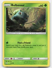 Pokemon Bulbasaur Holo Common Detective Pikachu 1/18 LP Trading Card TCG