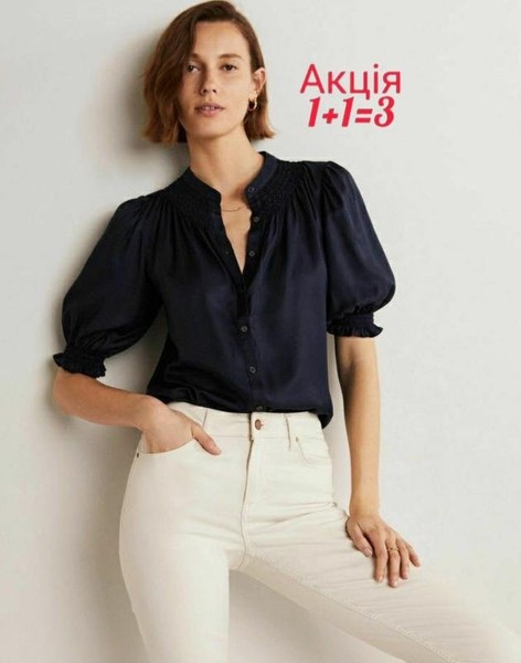 Women Boden Shirt Navy Viscose XS